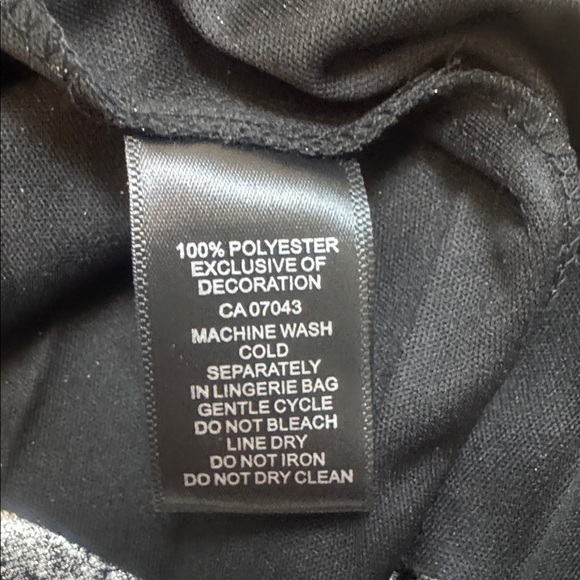 Cupio Metallic Pleated Midi Skirt – Silver & Black – Size M – NWT - Picture 5 of 5